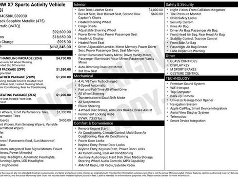 Used 2019 BMW X7 xDrive50i w/ Dynamic Handling Package image 2