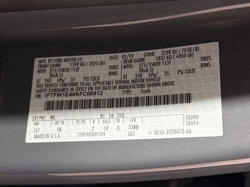 Used 2019 Ford F150 XLT w/ Equipment Group 302A Luxury image 40