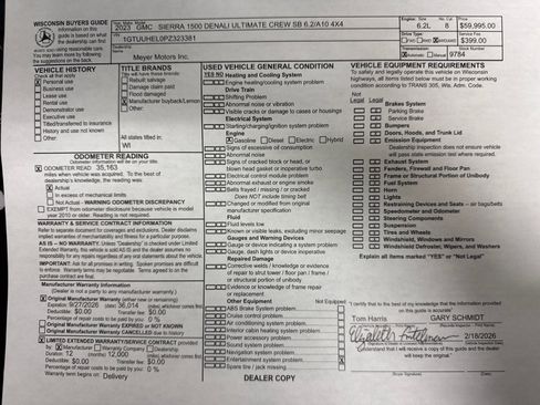 Used 2023 GMC Sierra 1500 Denali Ultimate image 32