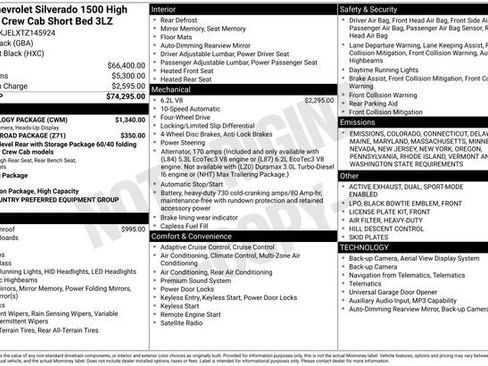 New 2026 Chevrolet Silverado 1500 High Country w/ Technology Package image 6