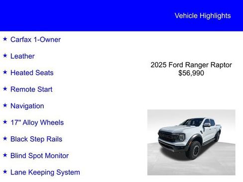 Certified 2025 Ford Ranger Raptor image 2