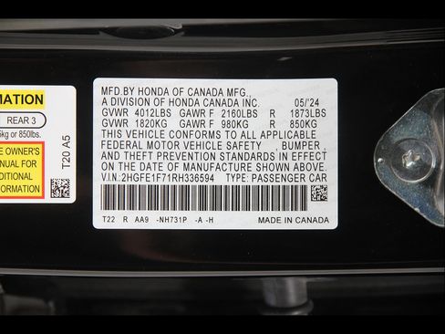 Used 2024 Honda Civic EX image 22