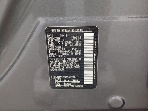 Used 2019 Nissan Armada Platinum w/ Captain's Chairs Package image 23