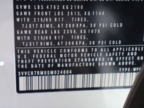 Certified 2025 Volkswagen Tiguan S image 25