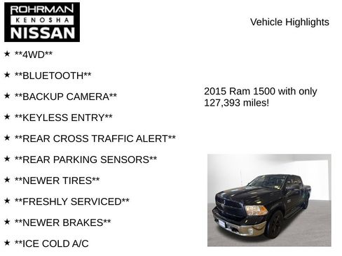 Used 2015 RAM 1500 Outdoorsman AWD/4WD image 8