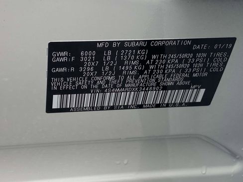 Used 2019 Subaru Ascent Touring w/ Popular Package #3 image 10