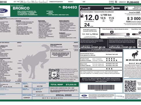 Used 2023 Ford Bronco Outer Banks AWD/4WD image 4