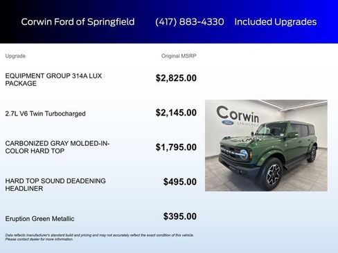 New 2025 Ford Bronco Outer Banks image 5