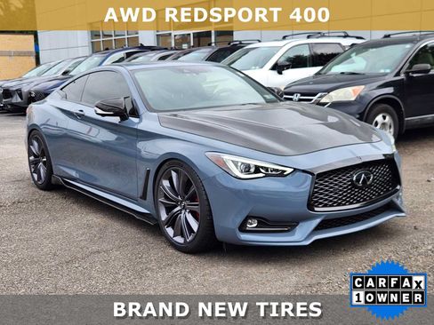 Used 2022 INFINITI Q60 Red Sport 400 w/ Carbon Fiber Package AWD/4WD image 1