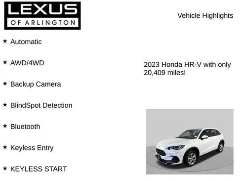 Used 2023 Honda HR-V LX image 7