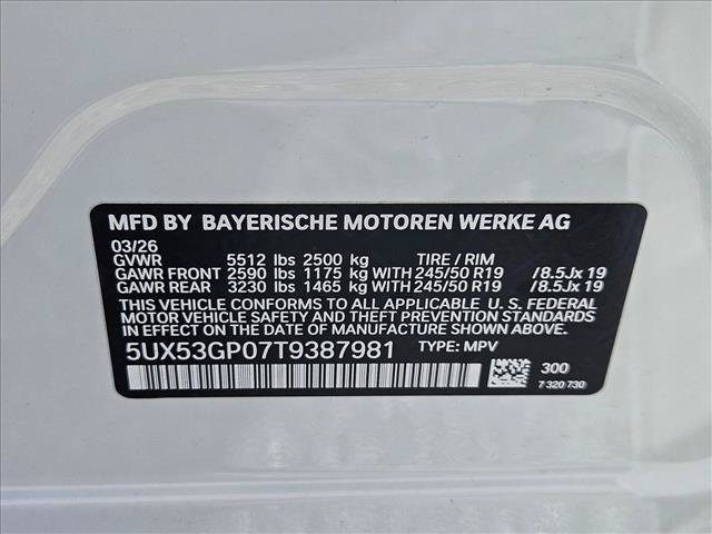 Used 2026 BMW X3 xDrive30i w/ Convenience Package AWD/4WD image 18