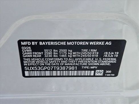 Used 2026 BMW X3 xDrive30i w/ Convenience Package AWD/4WD image 18