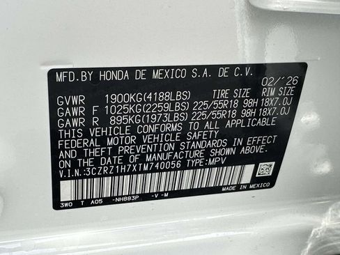 New 2026 Honda HR-V EX-L image 29