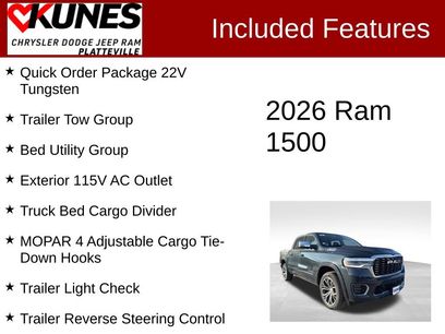 New 2026 RAM 1500 Tungsten w/ Trailer Tow Group