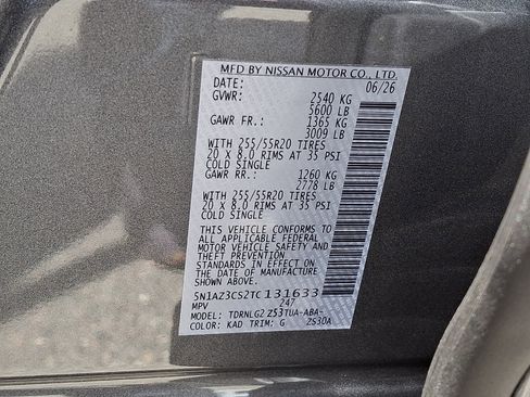 New 2026 Nissan Murano SL AWD/4WD image 20