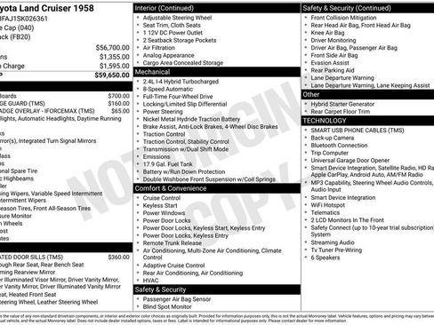 Used 2025 Toyota Land Cruiser 1958 AWD/4WD image 6