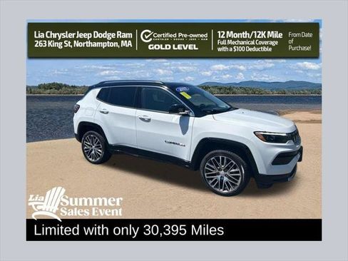 Certified 2022 Jeep Compass Limited w/ Elite Group AWD/4WD image 1