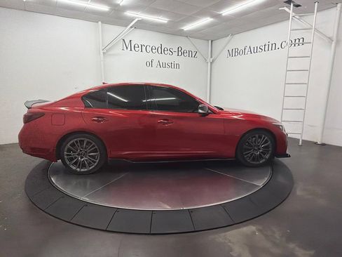 Used 2019 INFINITI Q50 Red Sport 400 w/ Sensory Package RWD image 8