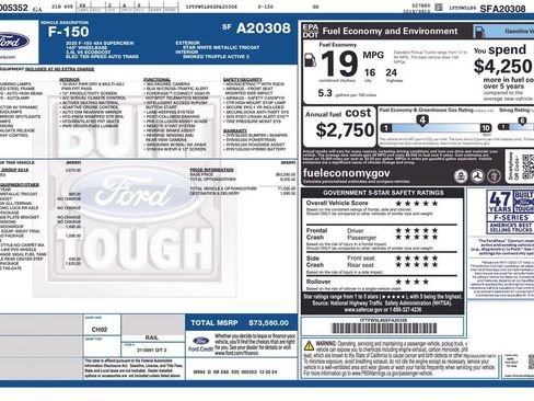 Used 2025 Ford F150 Lariat w/ Equipment Group 501A Mid AWD/4WD image 45