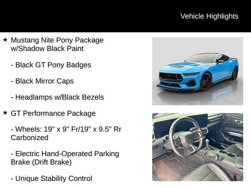 Used 2024 Ford Mustang GT Premium w/ GT Performance Package RWD image 16