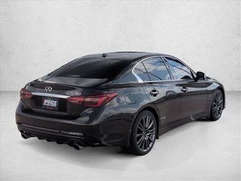 Used 2019 INFINITI Q50 Red Sport 400 w/ Sensory Package RWD image 5