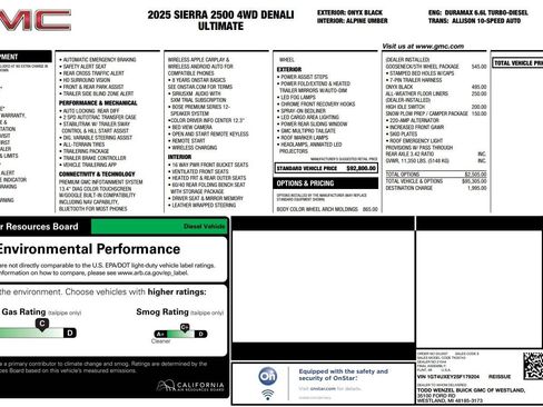 Used 2025 GMC Sierra 2500 Denali Ultimate image 39