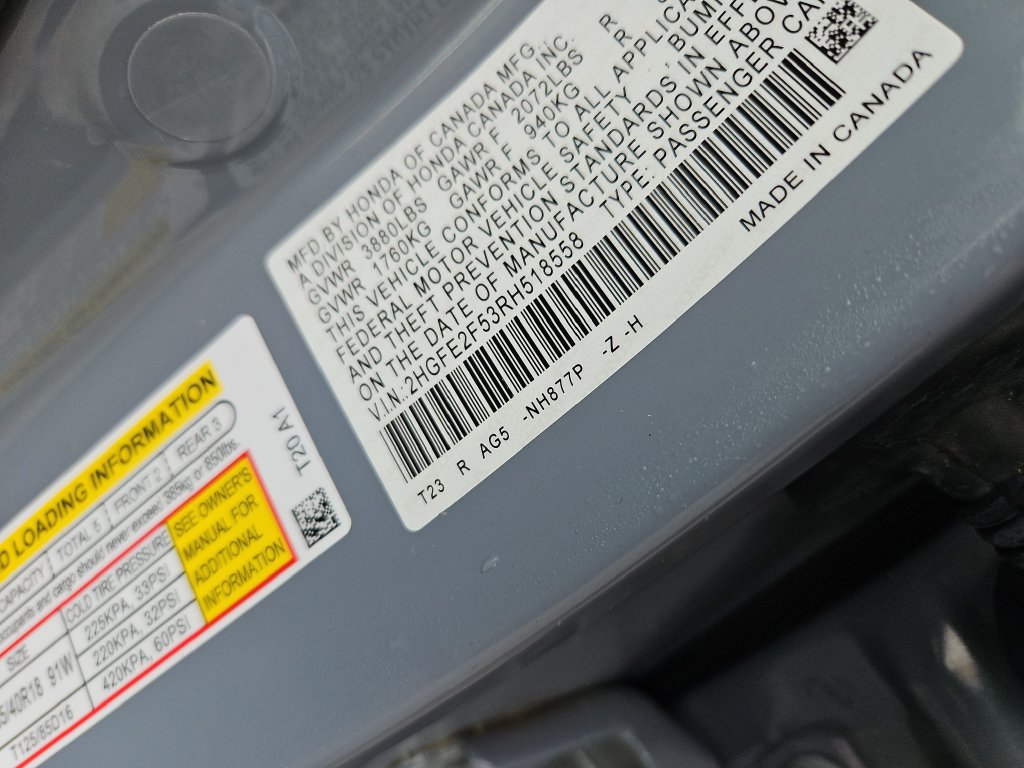 Certified 2024 Honda Civic Sport image 14