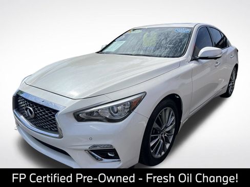 Used 2023 INFINITI Q50 Luxe w/ Cargo Package AWD/4WD image 4