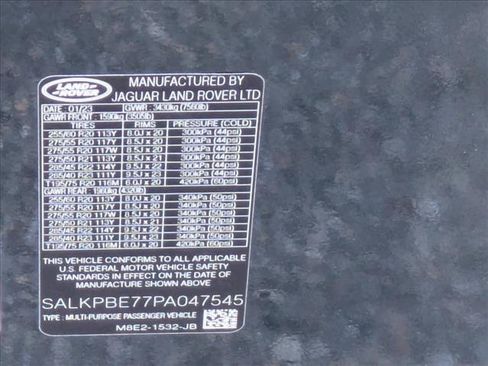 Certified 2023 Land Rover Range Rover Long Wheelbase SE AWD/4WD image 15