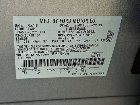 Used 2018 Ford Edge SEL w/ Equipment Group 201A AWD/4WD image 26