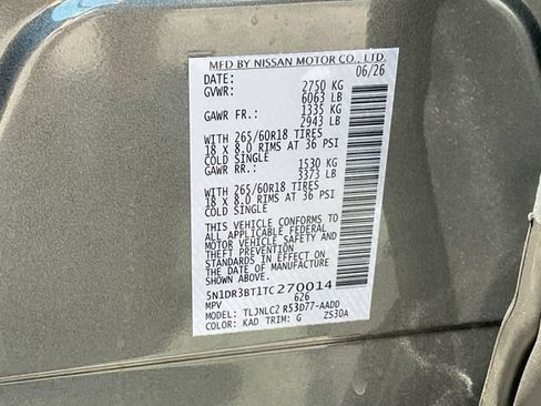 New 2026 Nissan Pathfinder Rock Creek w/ Rock Creek Premium Package AWD/4WD image 39