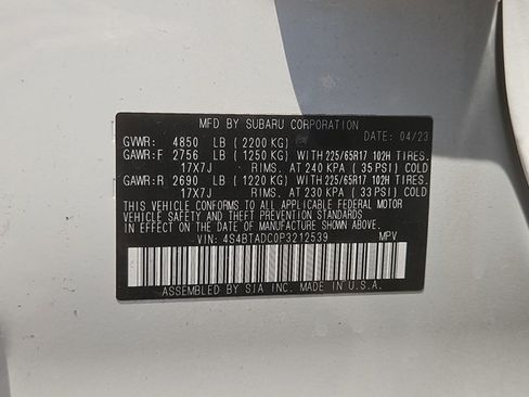 Used 2023 Subaru Outback Premium AWD/4WD image 17