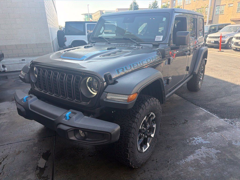 Certified 2024 Jeep Wrangler Unlimited Rubicon 4xe w/ Safety Group AWD/4WD 360° Tour
