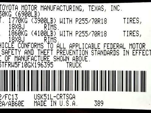 Certified 2016 Toyota Tundra SR5 image 26