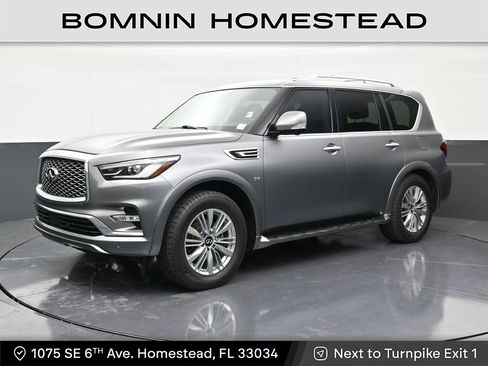 Used 2019 INFINITI QX80 Luxe w/ All-Season Package RWD image 1
