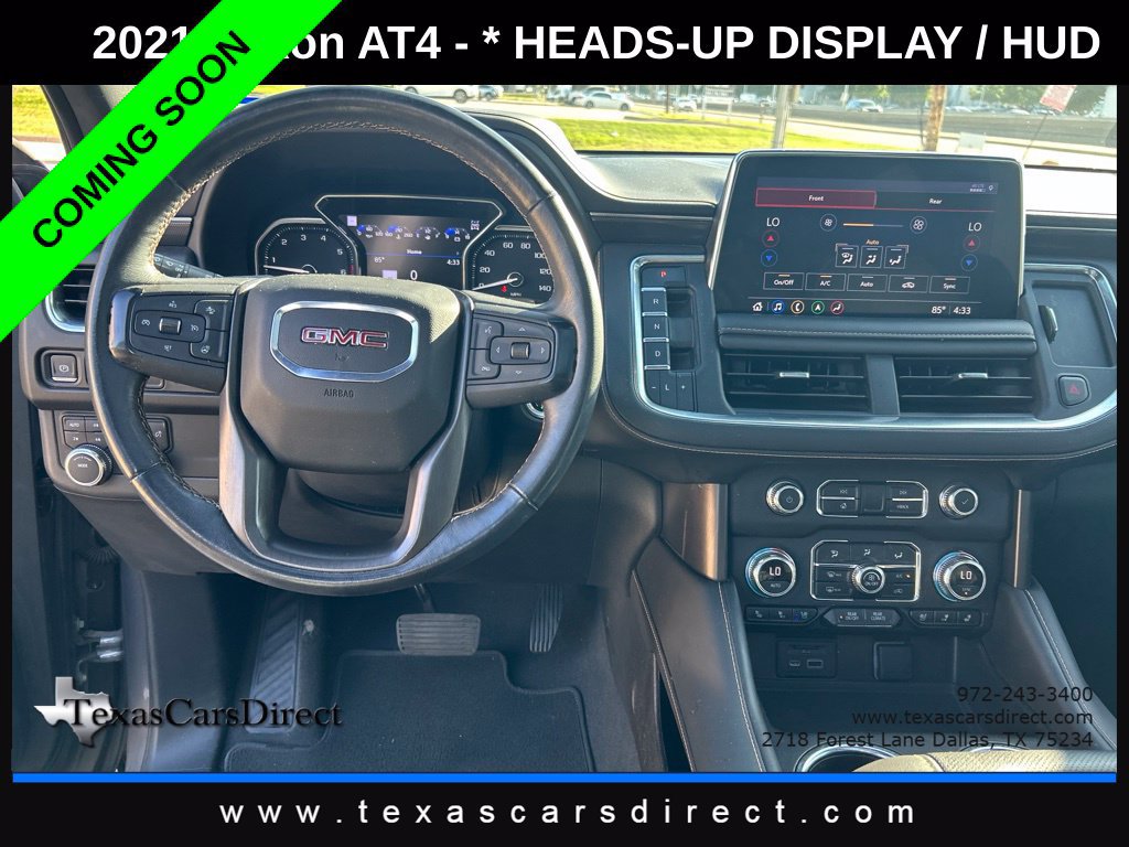 Used 2021 GMC Yukon AT4 w/ Rear Media and Nav Package AWD/4WD image 7