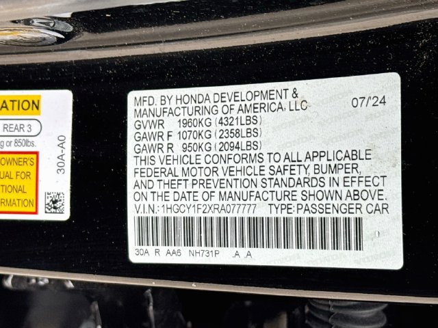 Used 2024 Honda Accord LX image 21
