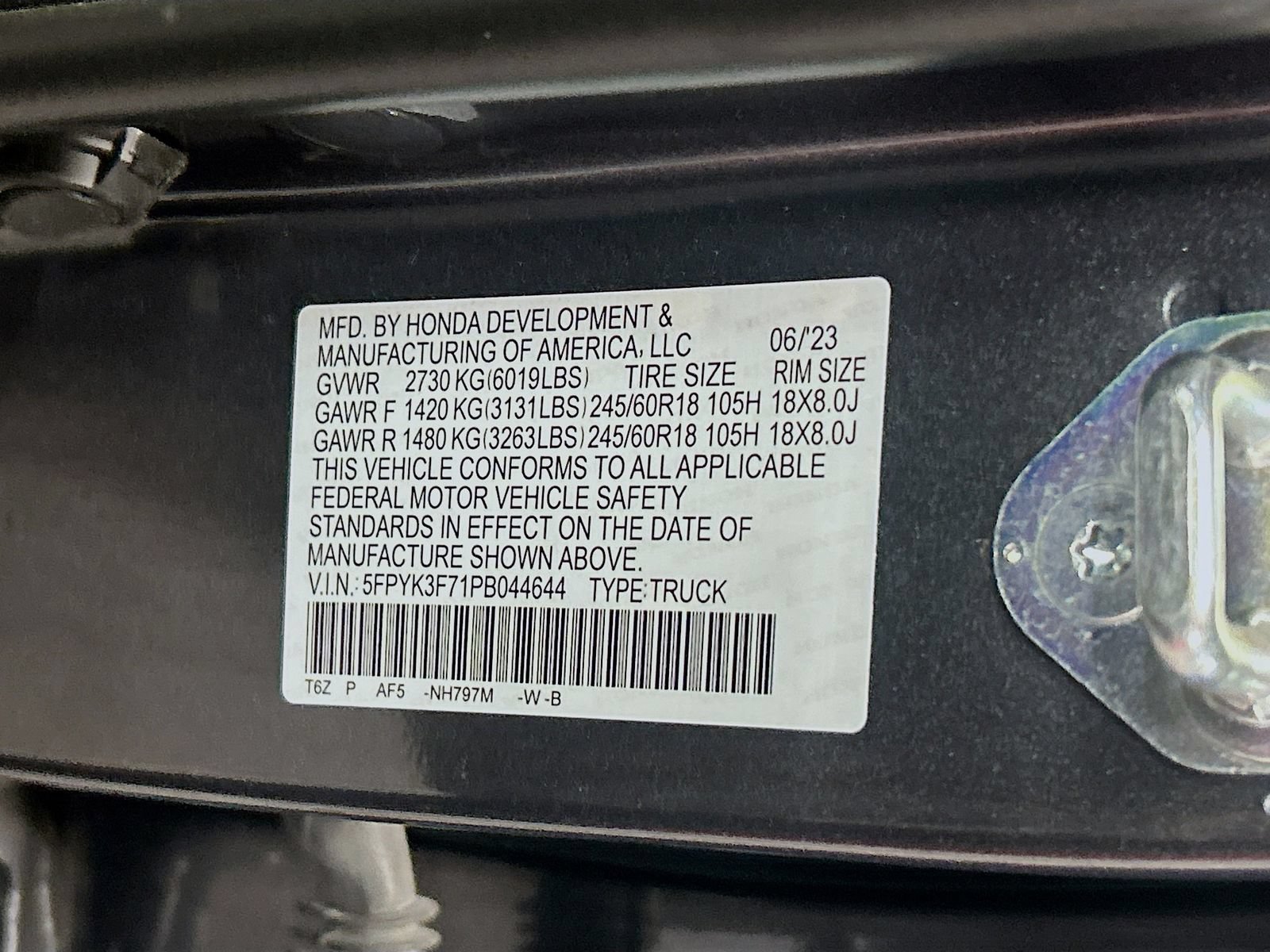 Used 2023 Honda Ridgeline RTL-E image 33