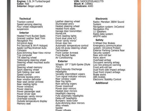 Used 2020 Jaguar F-PACE Prestige image 32