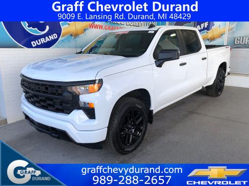 Used 2023 Chevrolet Silverado 1500 Custom w/ LPO, Dark Essentials Package AWD/4WD image 1