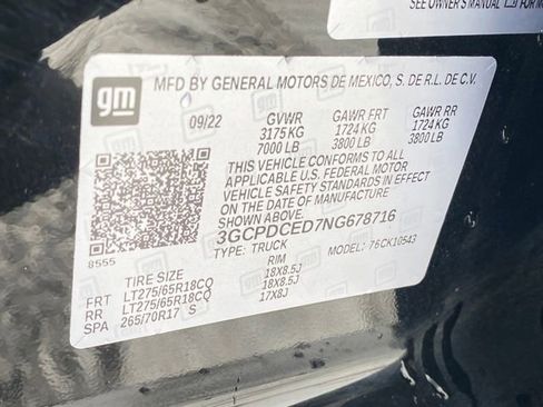 Certified 2022 Chevrolet Silverado 1500 Custom Trail Boss image 24