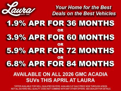 New 2026 GMC Acadia Elevation w/ Super Cruise Package