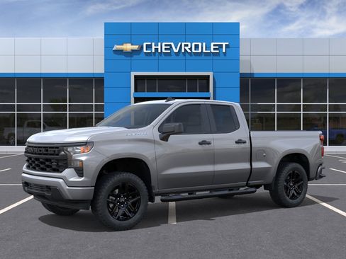 New 2026 Chevrolet Silverado 1500 Custom w/ Turbomax Blackout Package RWD image 3