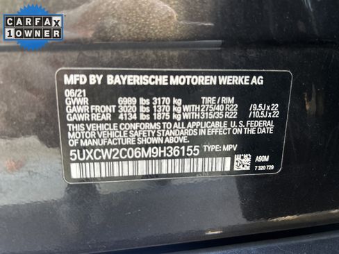 Used 2021 BMW X7 xDrive40i w/ Premium Package 2 image 37