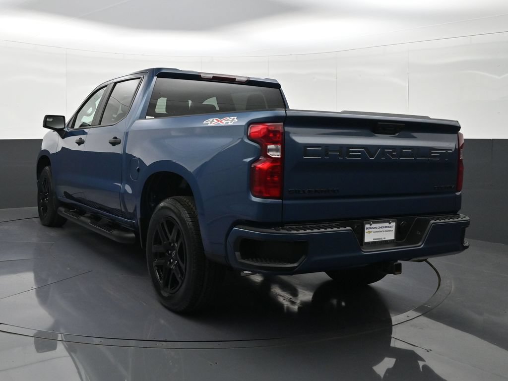 Certified 2024 Chevrolet Silverado 1500 Custom w/ Turbomax Blackout Package AWD/4WD image 3