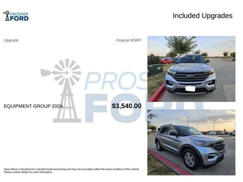 Used 2022 Ford Explorer XLT w/ Equipment Group 202A RWD image 3