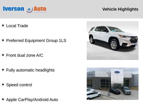 Used 2021 Chevrolet Traverse LS AWD/4WD image 2