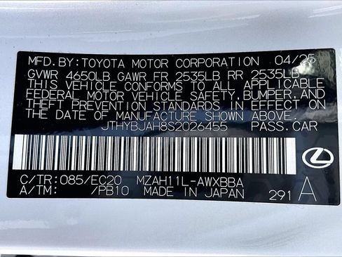 Used 2025 Lexus UX 300h FWD w/ Accessory Package (Z1) image 35