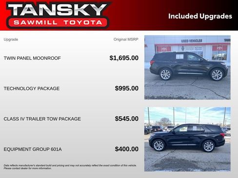 Used 2023 Ford Explorer Platinum w/ Technology Package image 36