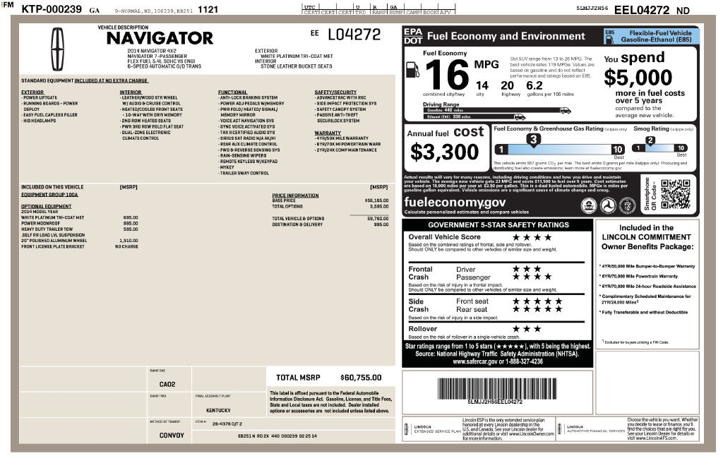 Used 2014 Lincoln Navigator 2WD image 36